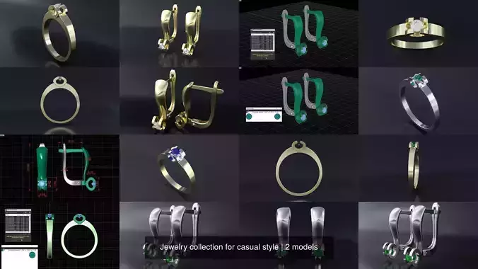 Jewelry collection for casual style 