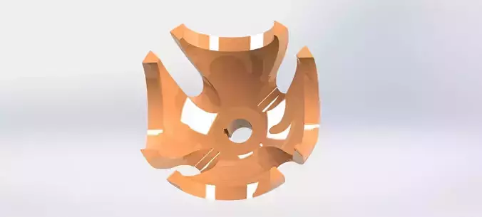 driven wheell 3D model