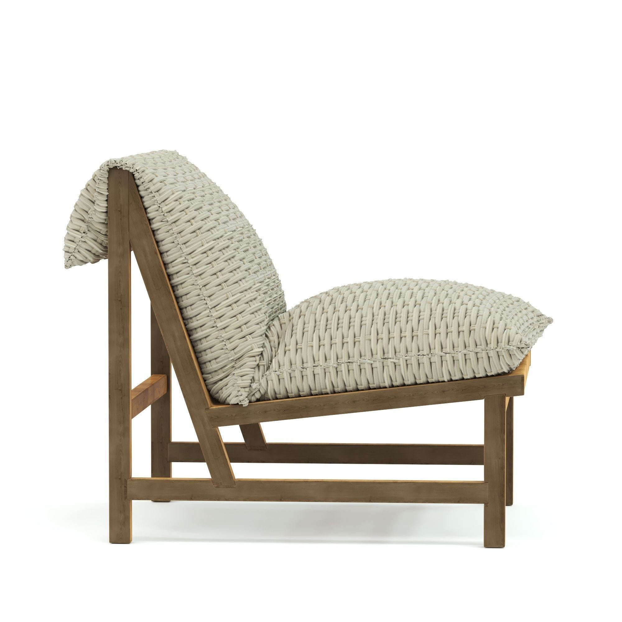 Globewest Sketch Cantaloupe Occasional chair 3D model_1