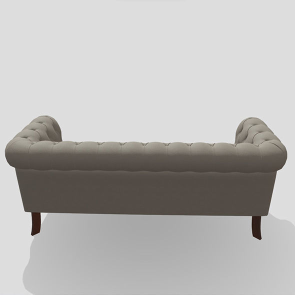 chesterfield sofa 3D model_2