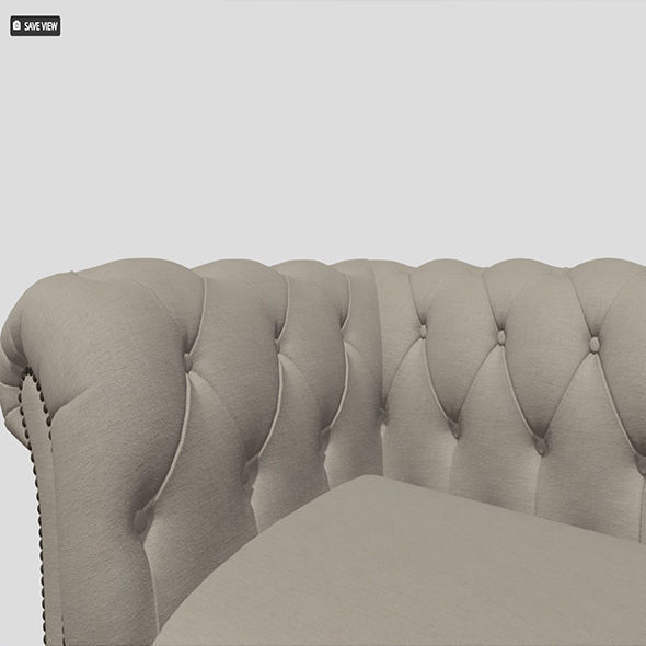 chesterfield sofa 3D model_1