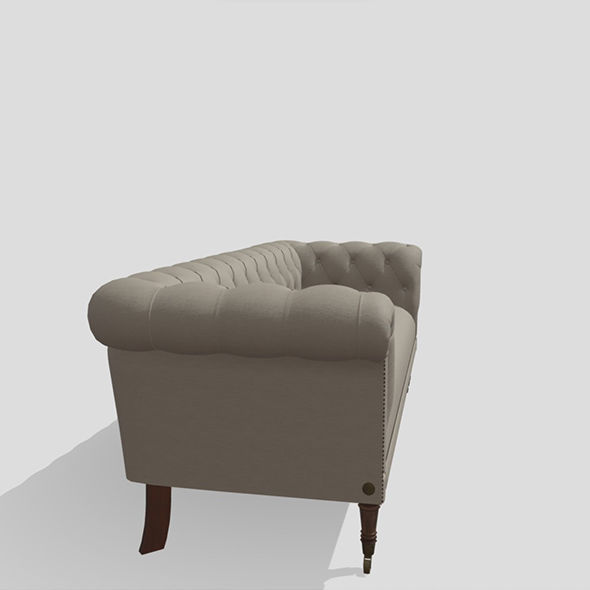 chesterfield sofa 3D model_4