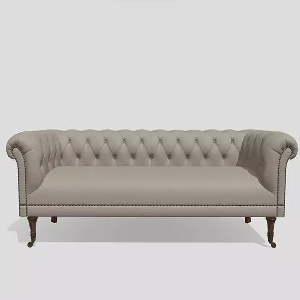 chesterfield sofa 3D model_0