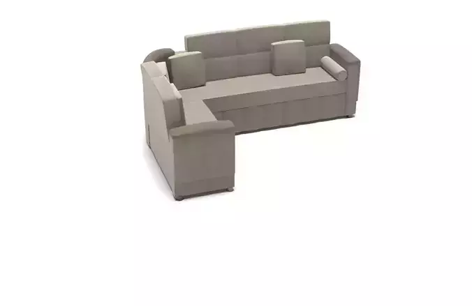 sofa the  HOTEL  Low-poly 3D model