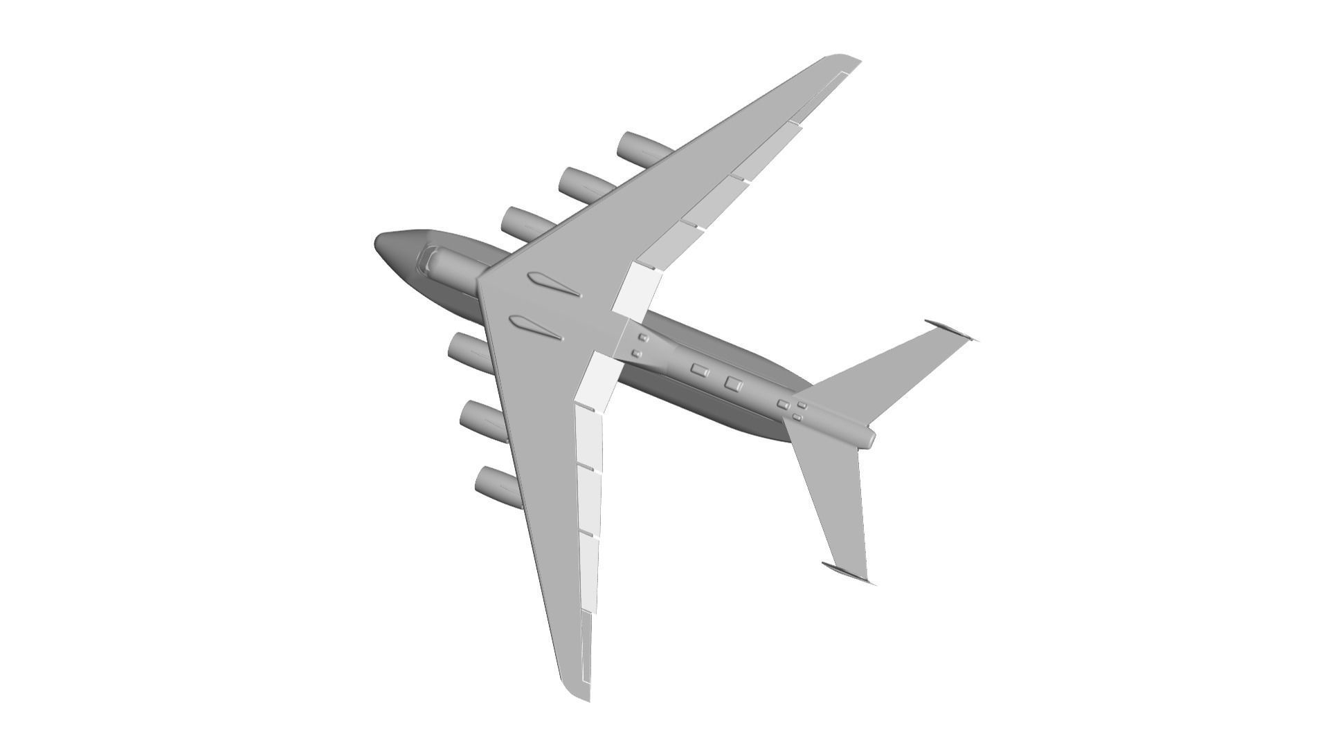 Antonov 225 Air Plane 3D model_1