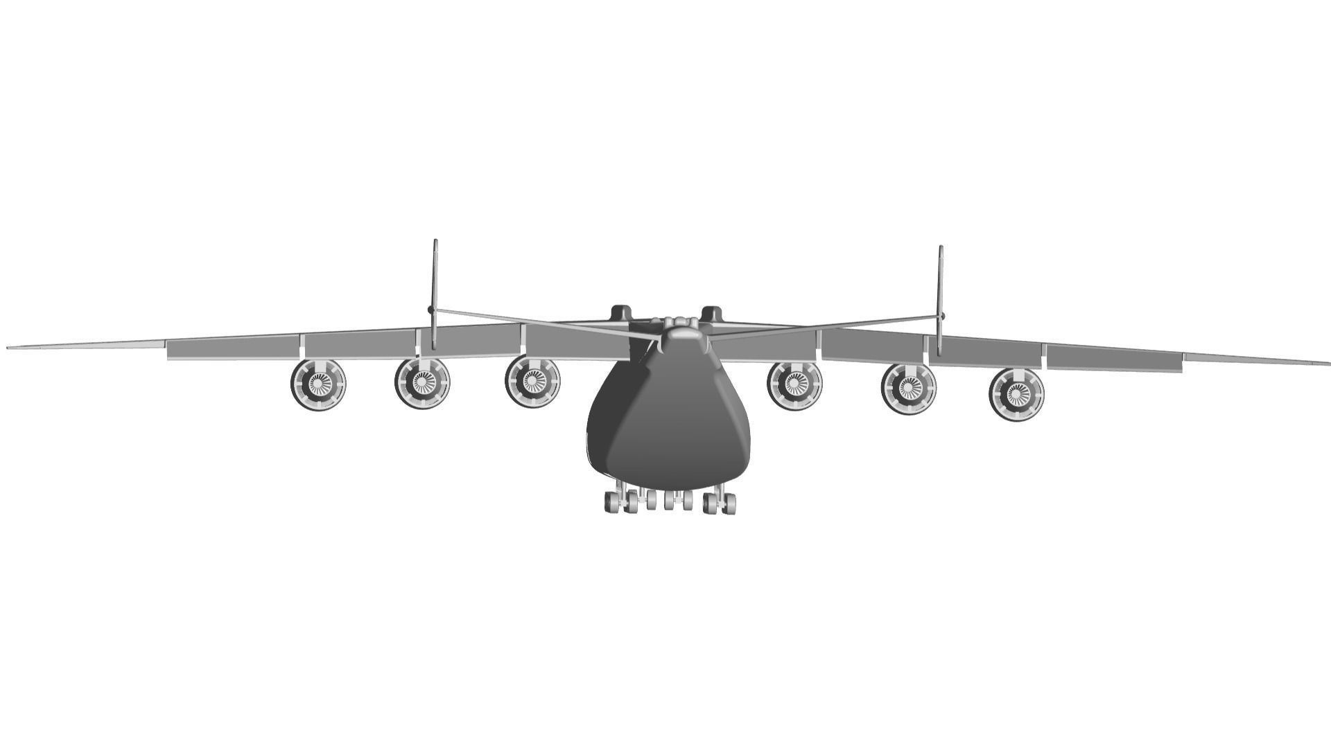 Antonov 225 Air Plane 3D model_3