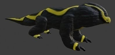 Salamander Dragon 3D model