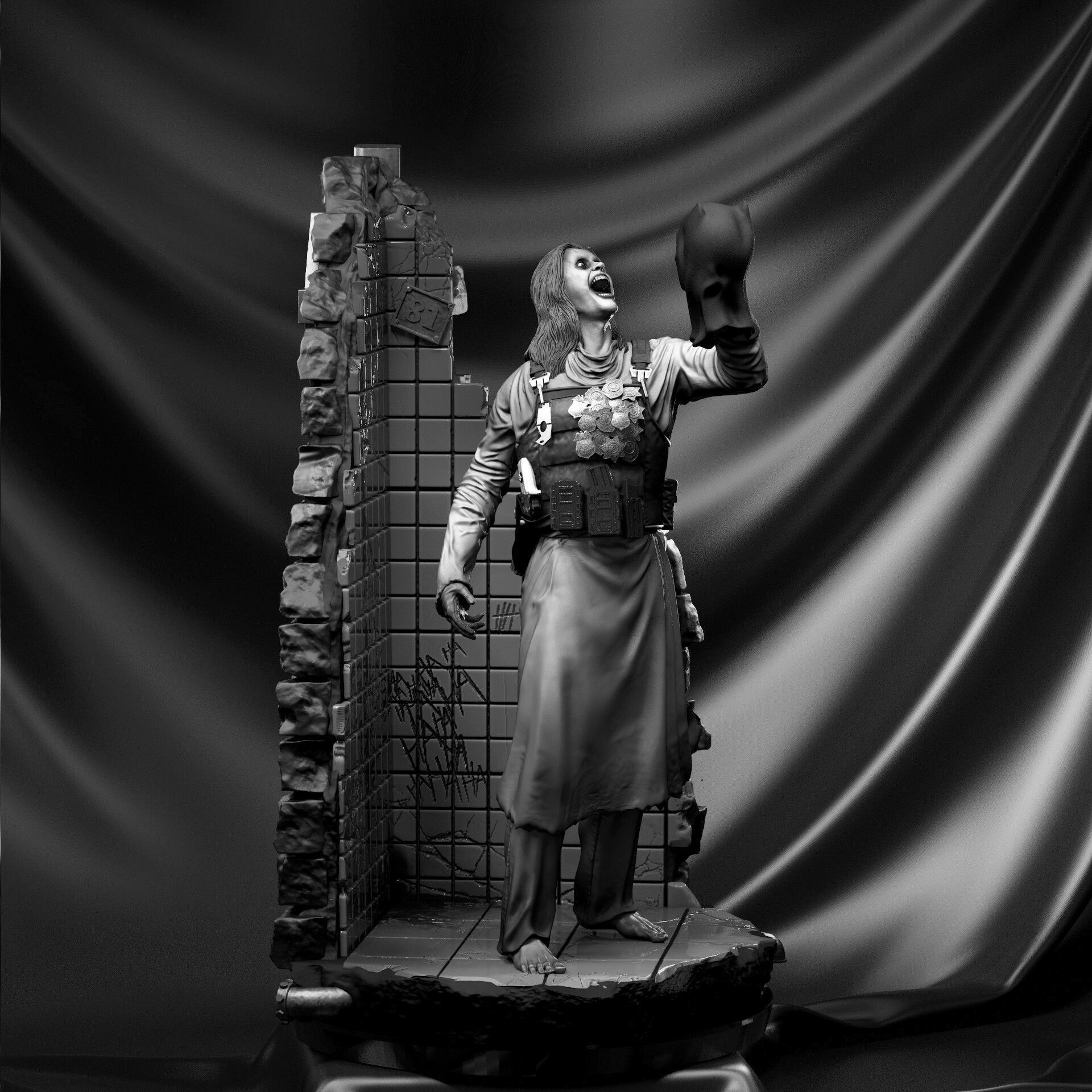 Justice League Joker 3D print model_7