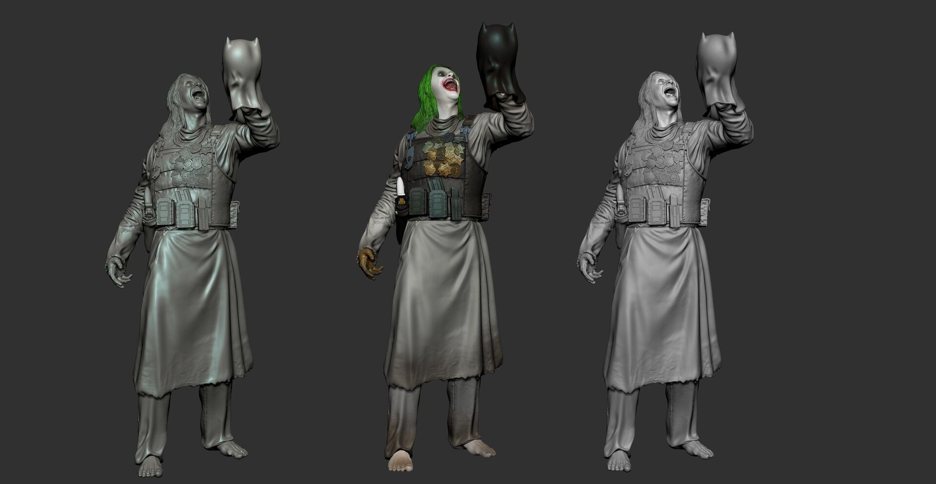Justice League Joker 3D print model_11