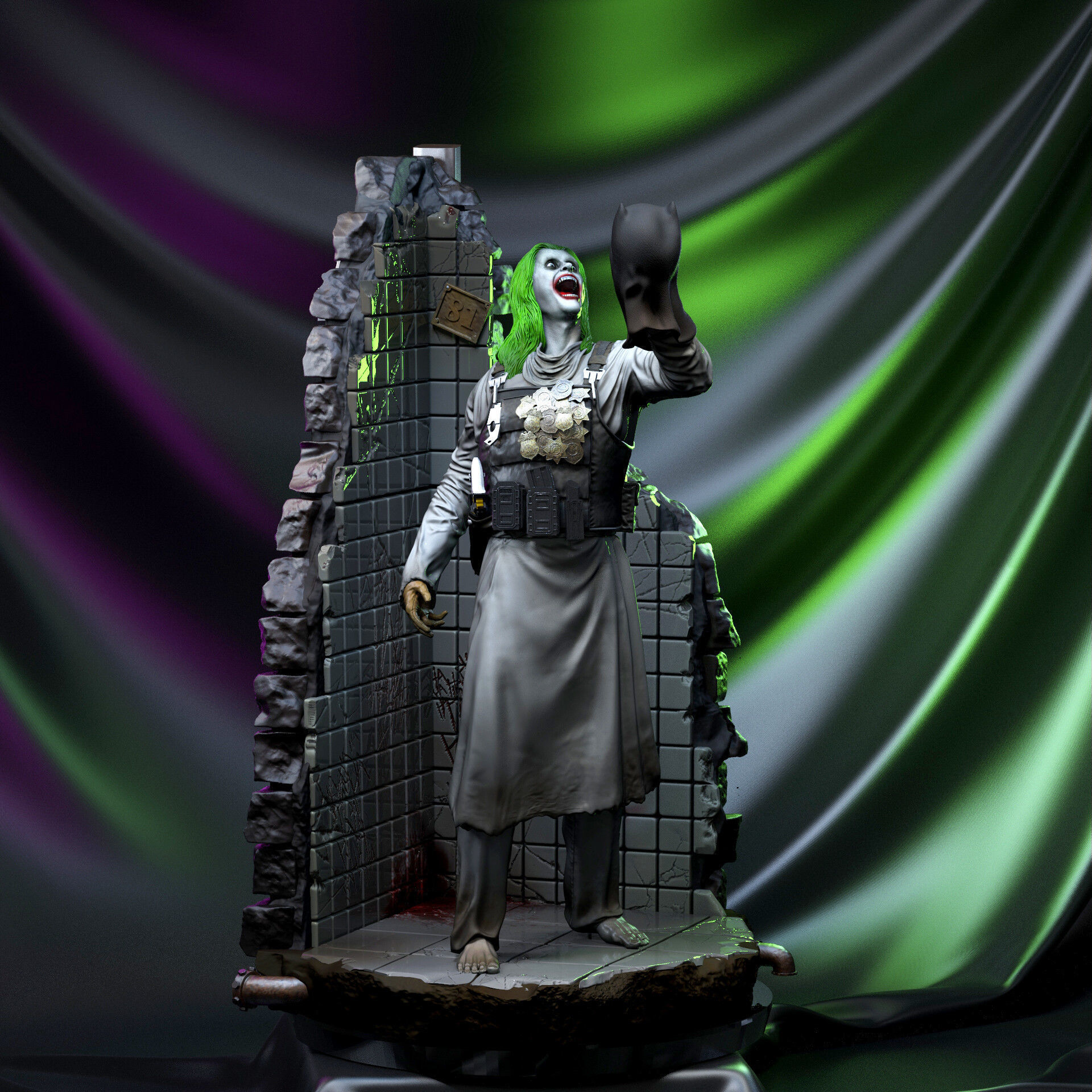 Justice League Joker 3D print model_1