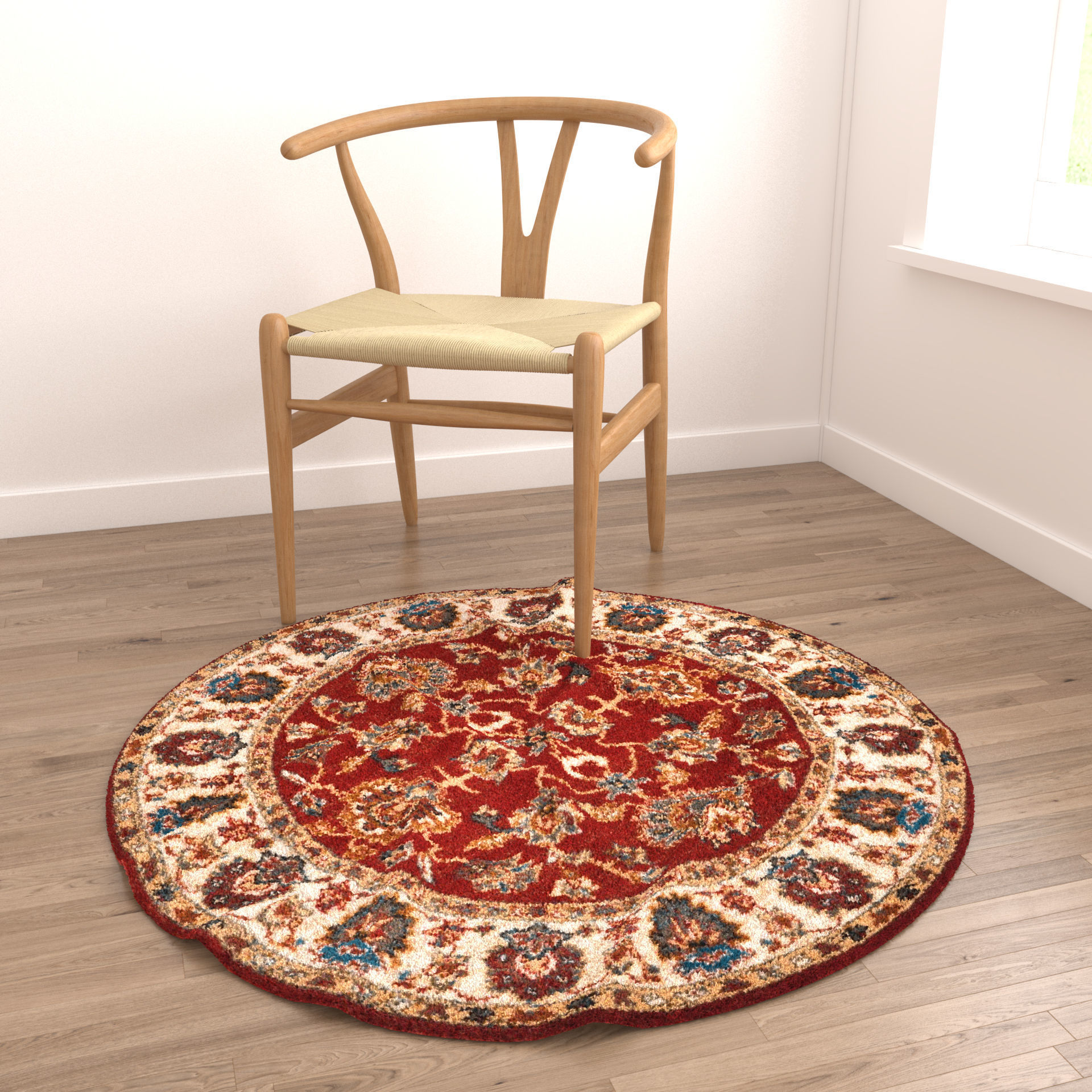 Rugs No 623 Low-poly 3D model_3