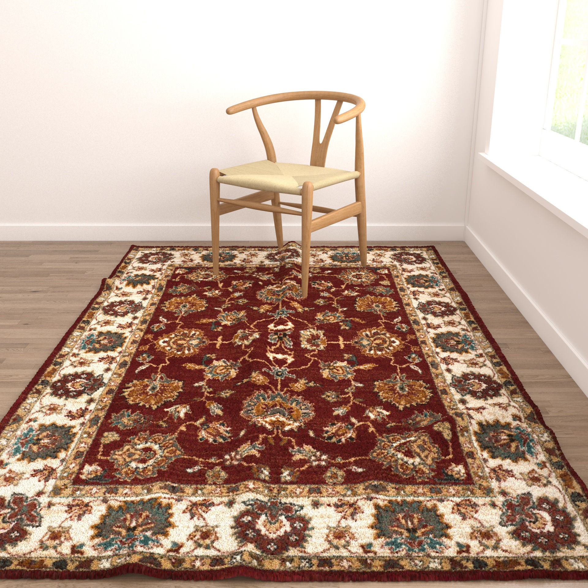 Rugs No 623 Low-poly 3D model_4