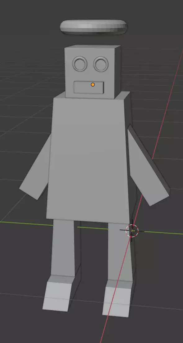 Weird Holy Robot Free 3D model_0