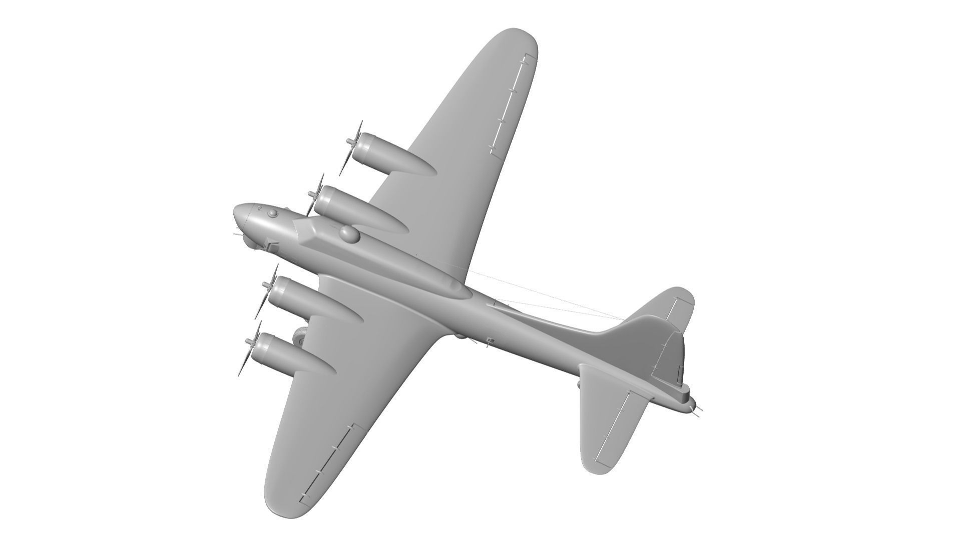  Boeing B-17G Flying Fortress 3D model_1