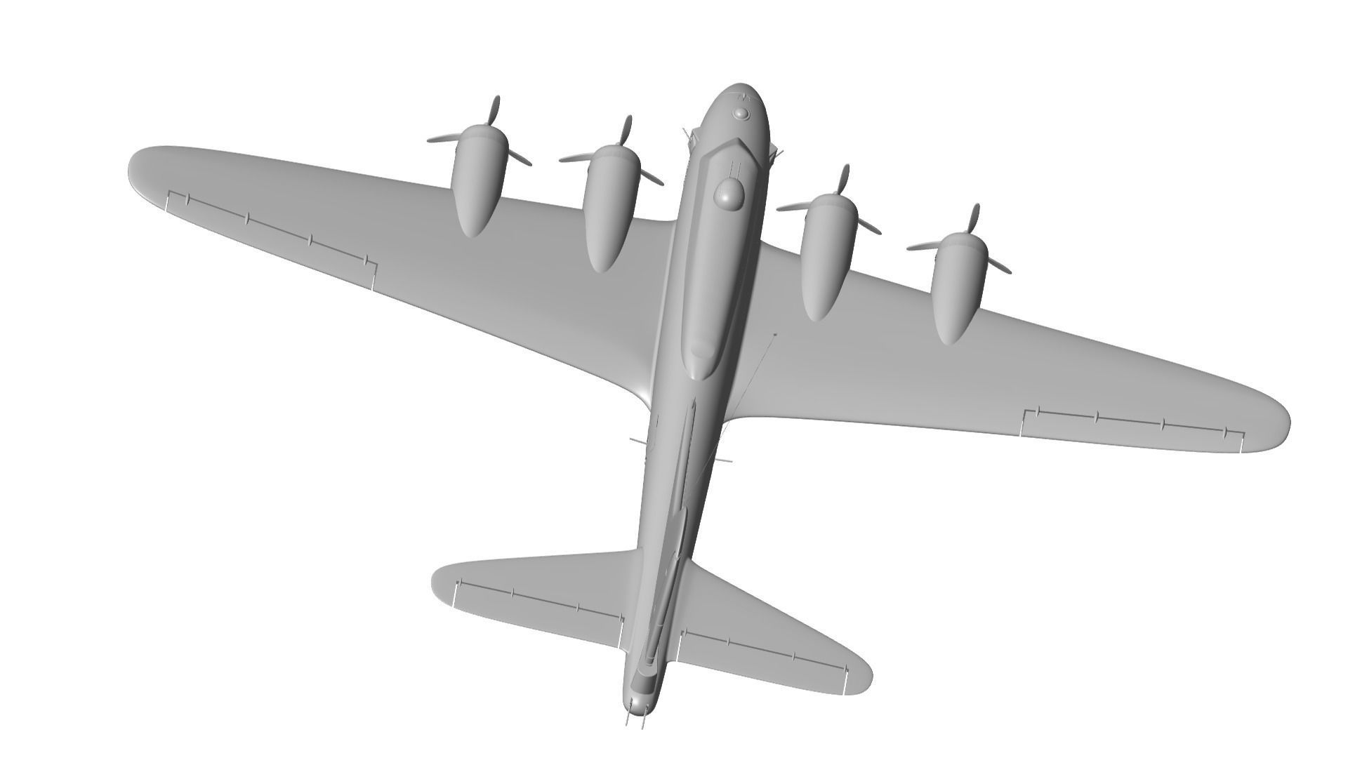  Boeing B-17G Flying Fortress 3D model_3