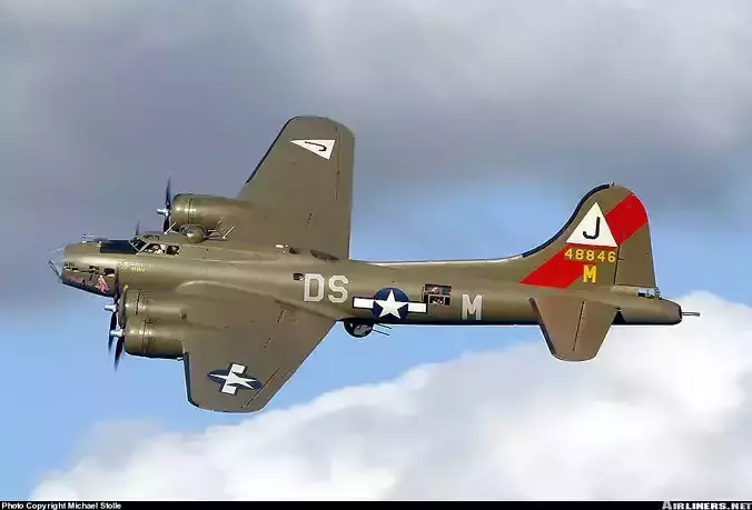  Boeing B-17G Flying Fortress 3D model