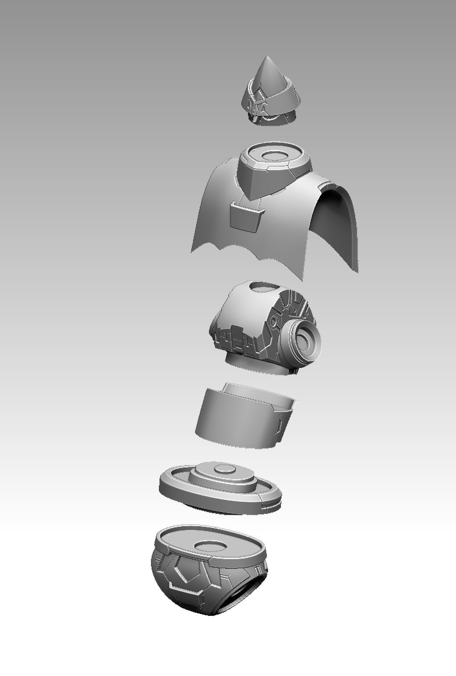 Getter-2 3D print model_4