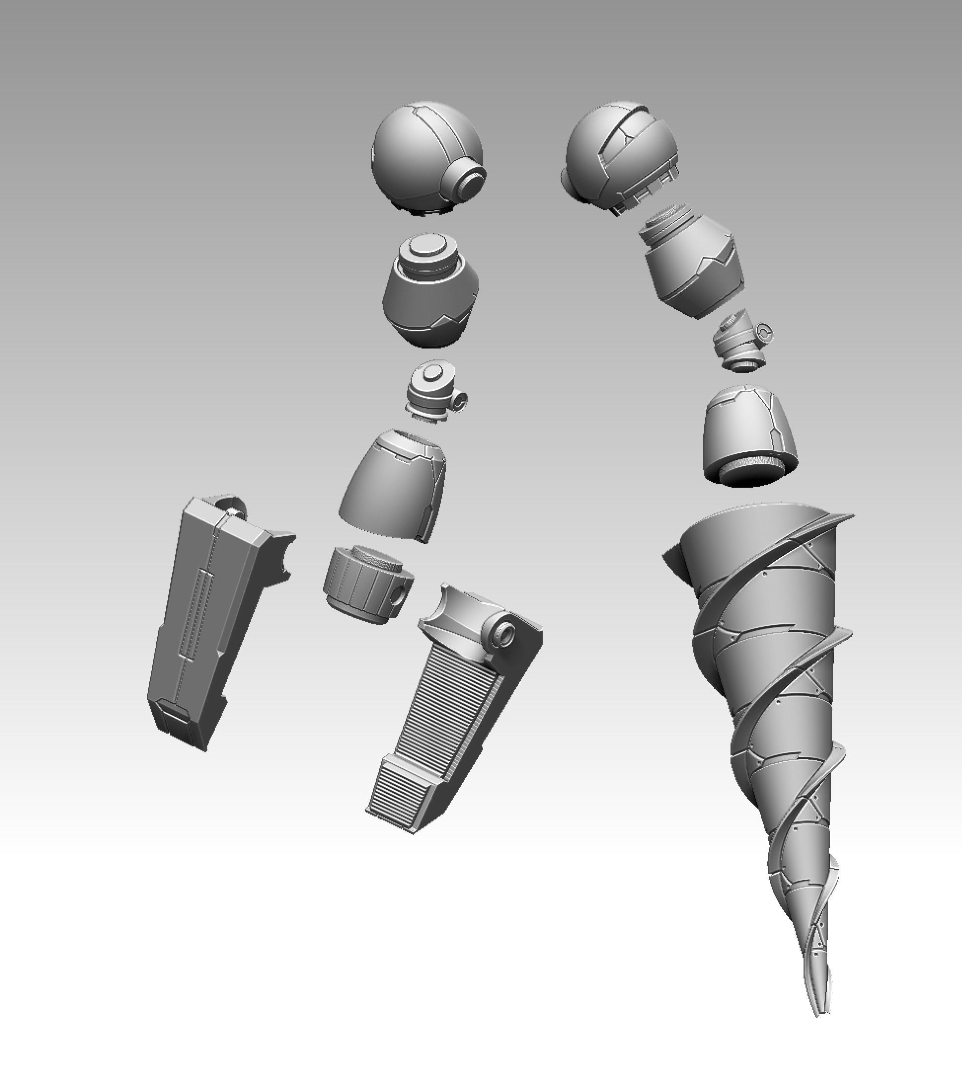 Getter-2 3D print model_5