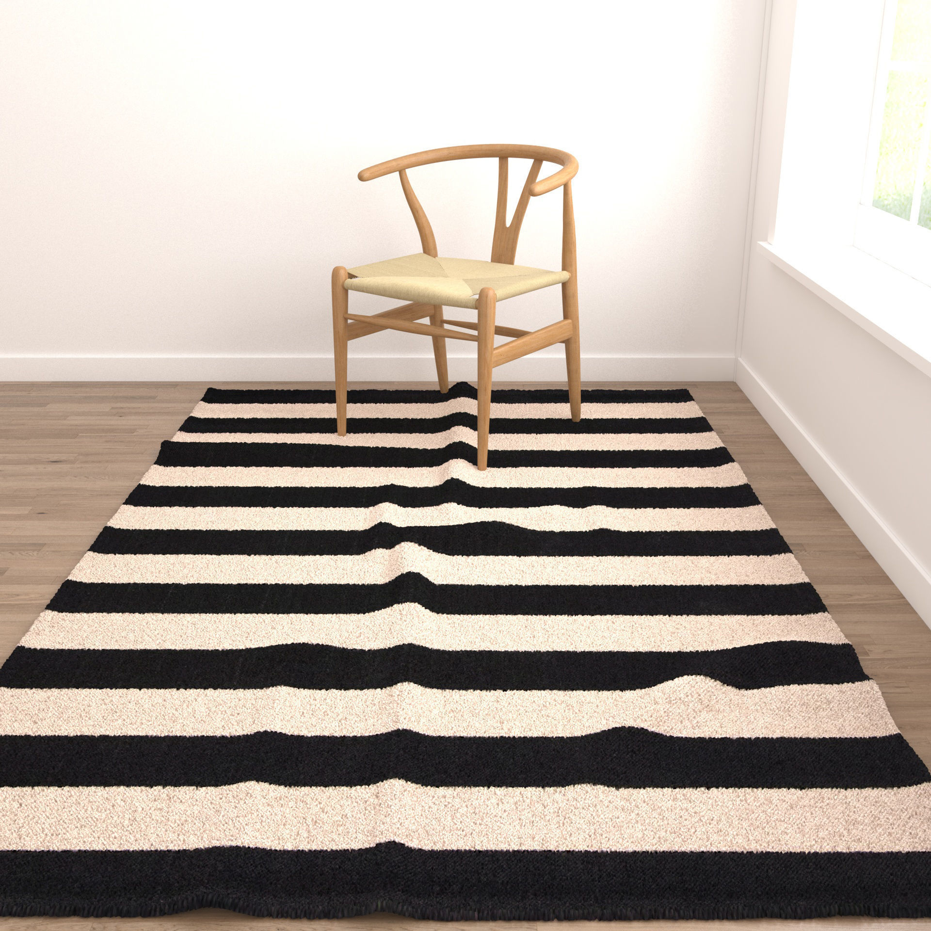 Rugs No 624 Low-poly 3D model_4