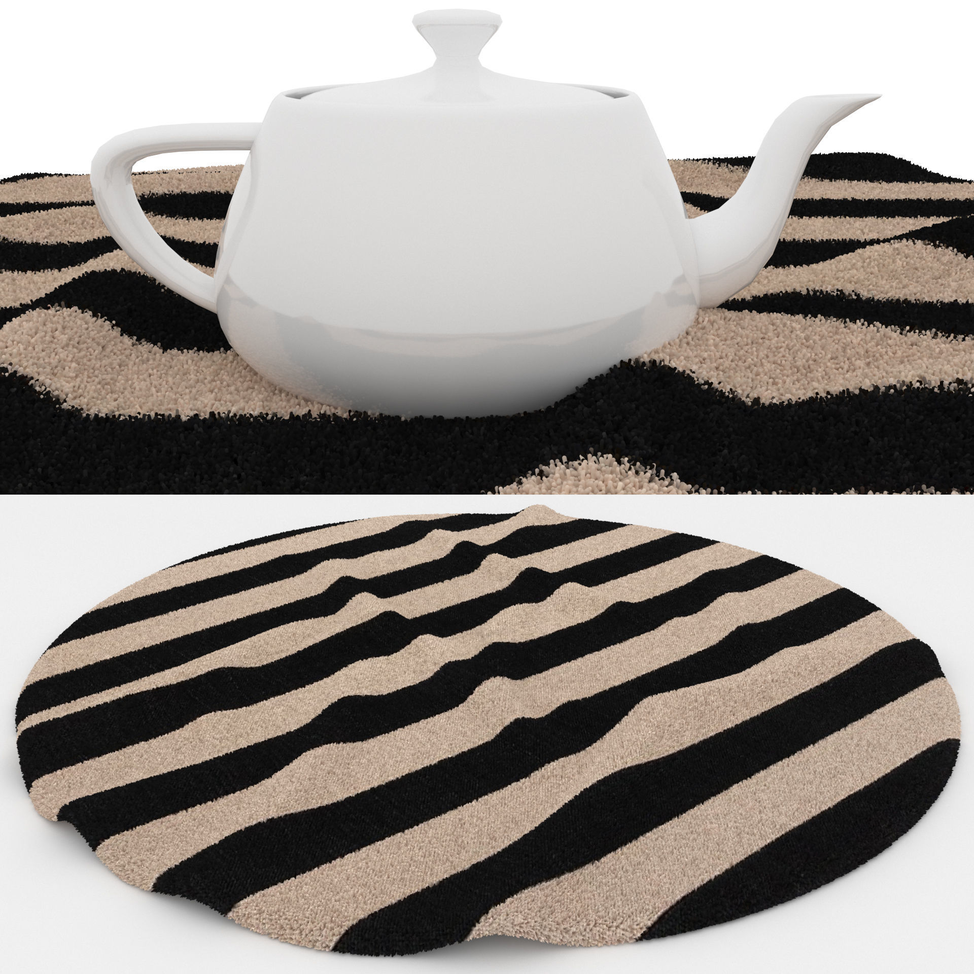 Rugs No 624 Low-poly 3D model_1