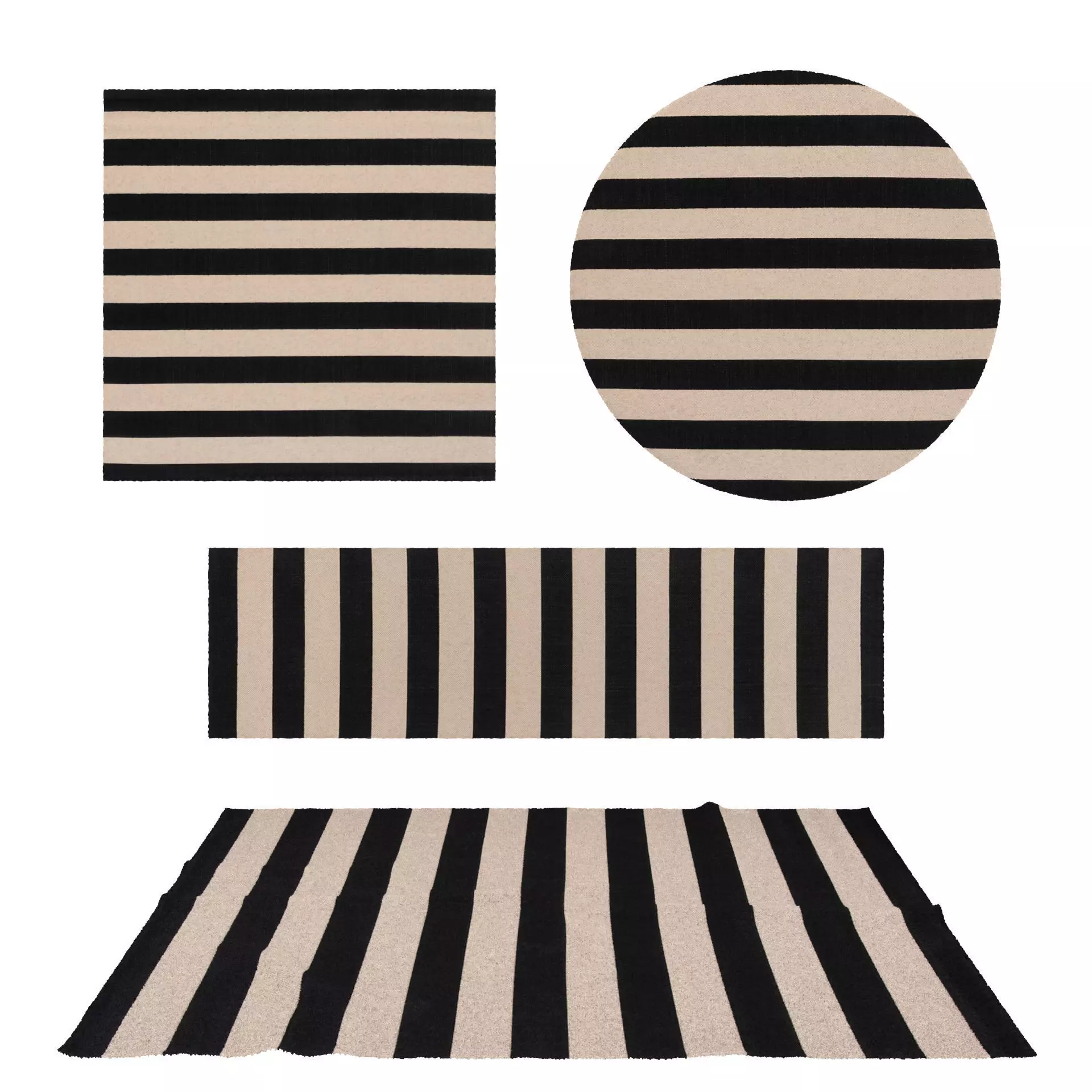 Rugs No 624 Low-poly 3D model_0