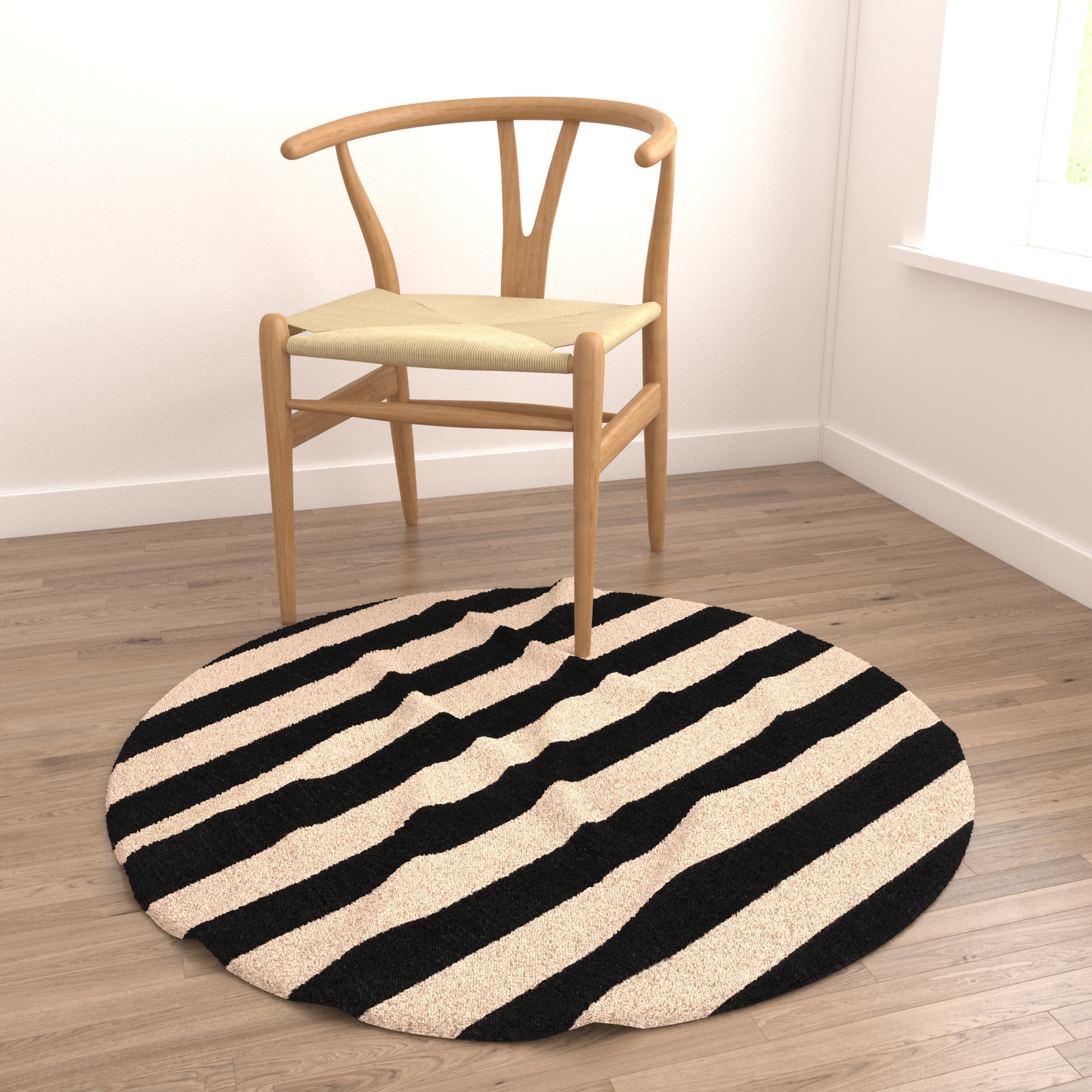 Rugs No 624 Low-poly 3D model_3
