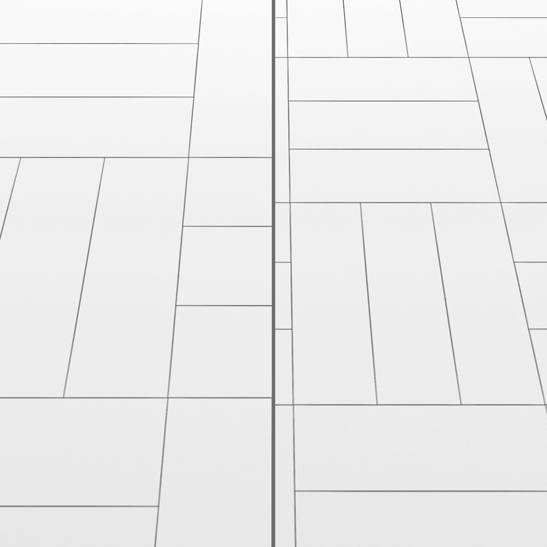 Parquet - Laminate - Wooden floor Low-poly 3D model_5