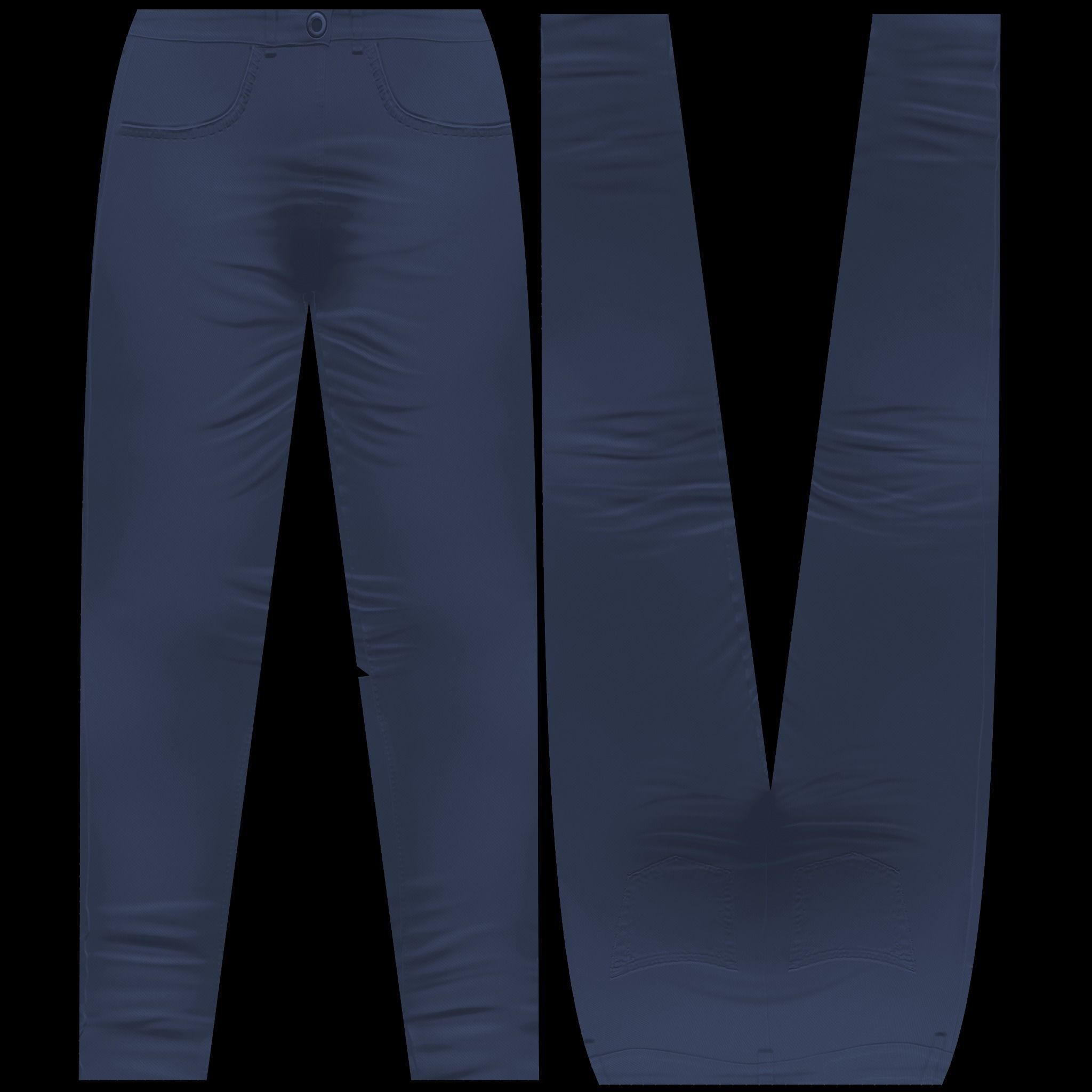 Geometric Patterns Futuristic Outfit Low-poly 3D model_13