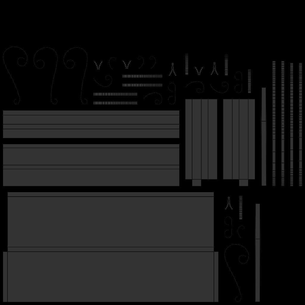 Old Coat Rack Shelf - game ready Low-poly 3D model_15