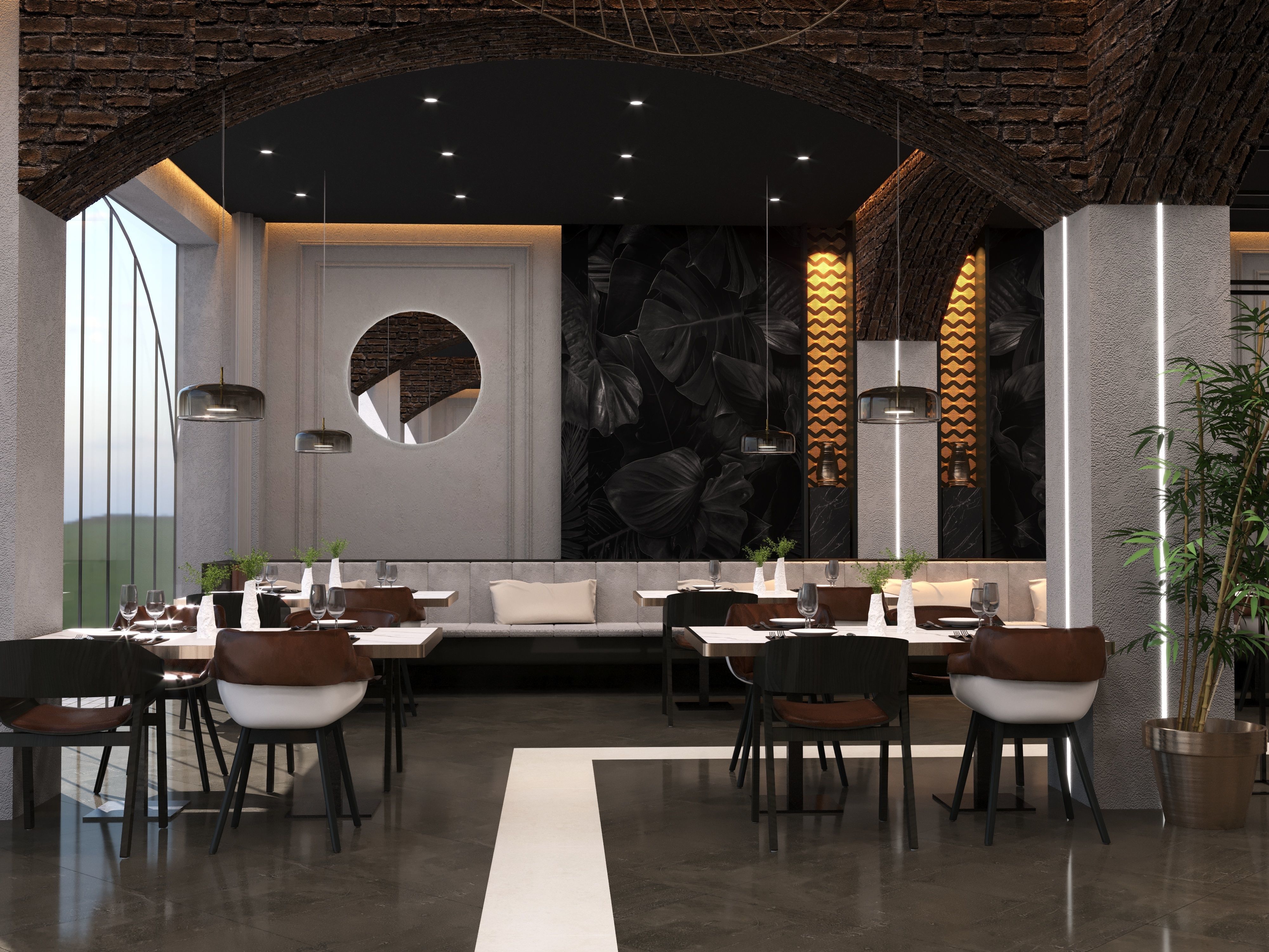 MODERN CAFE - CORONA 3D model_3