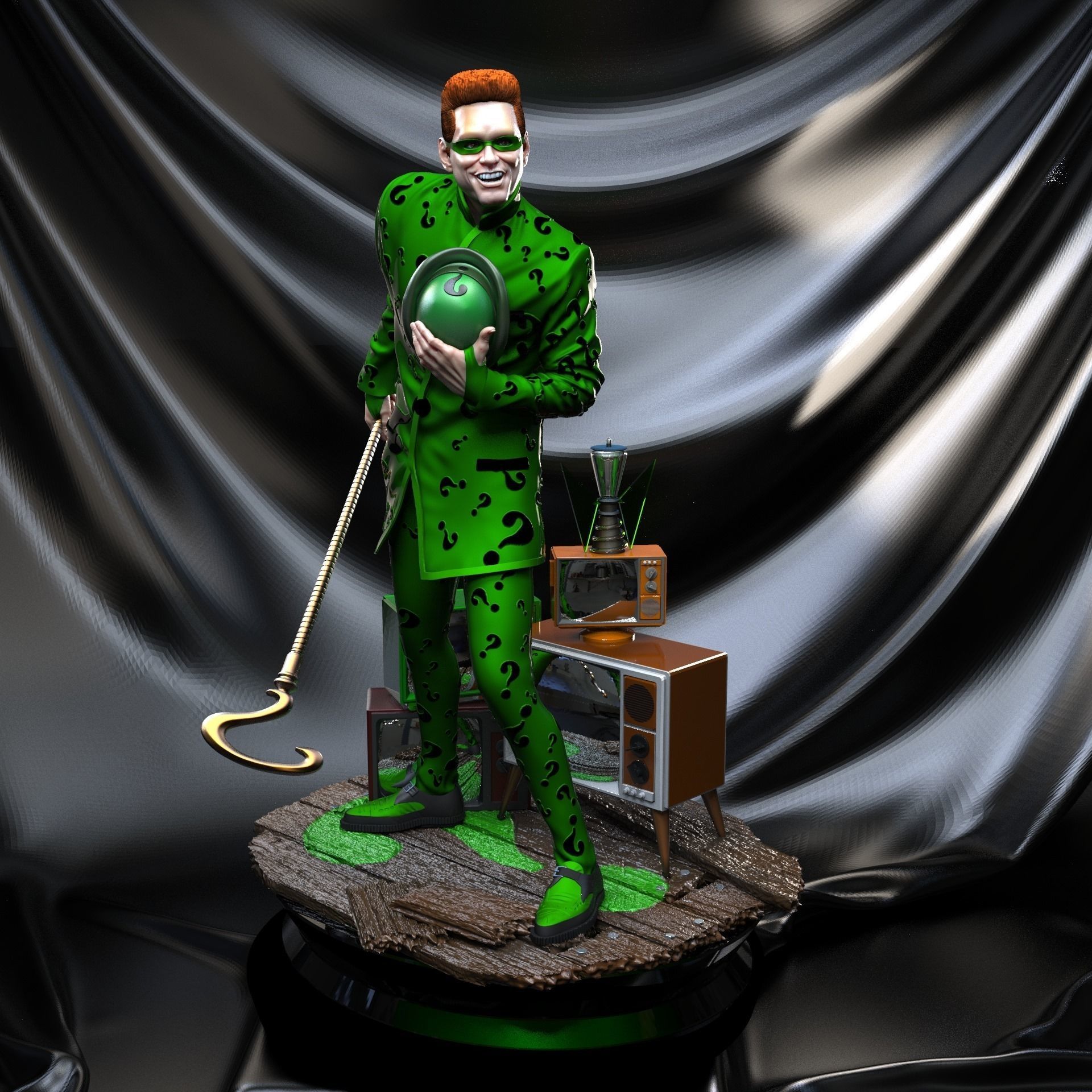 The Riddler Batman Forever 3D print model_1