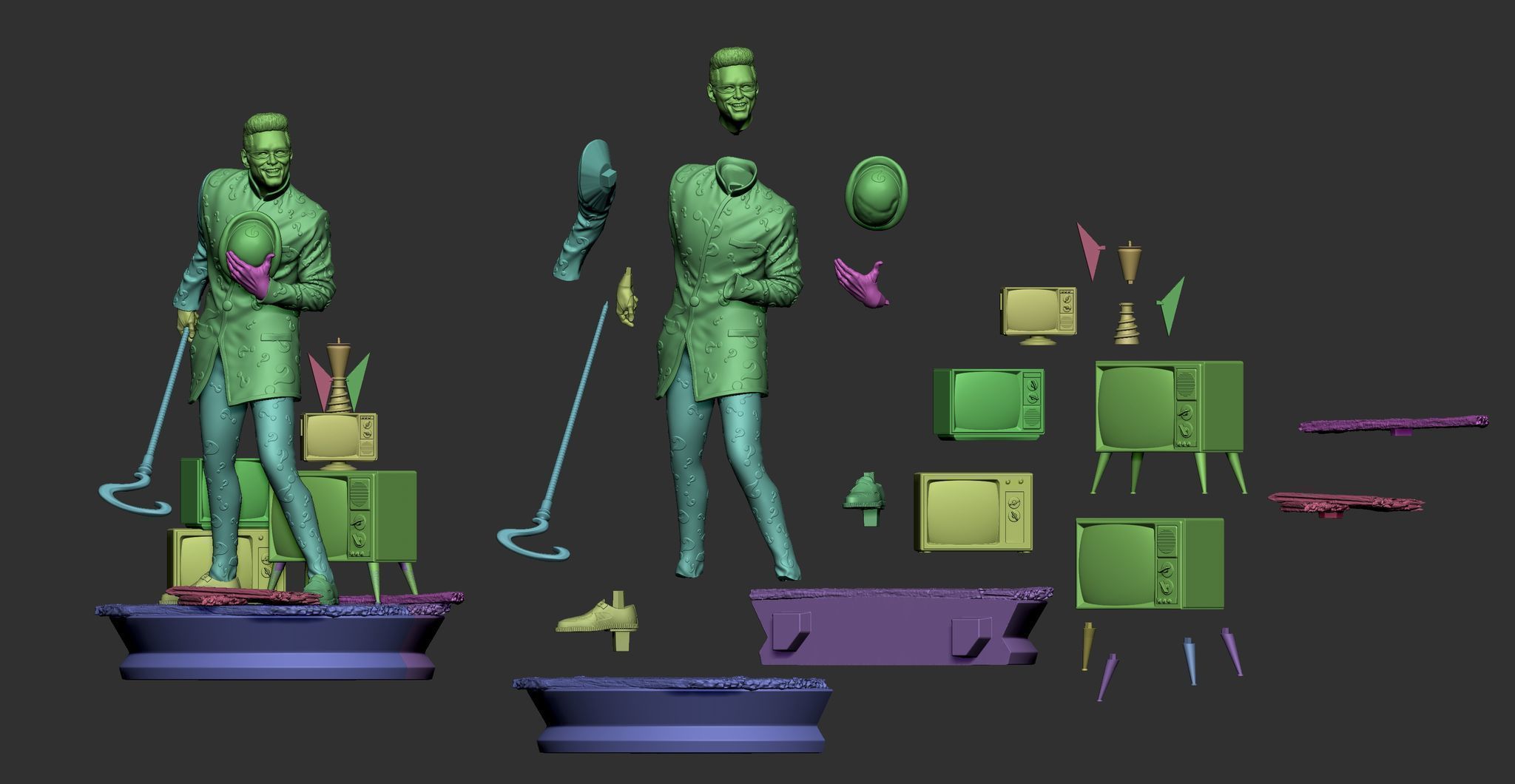 The Riddler Batman Forever 3D print model_6