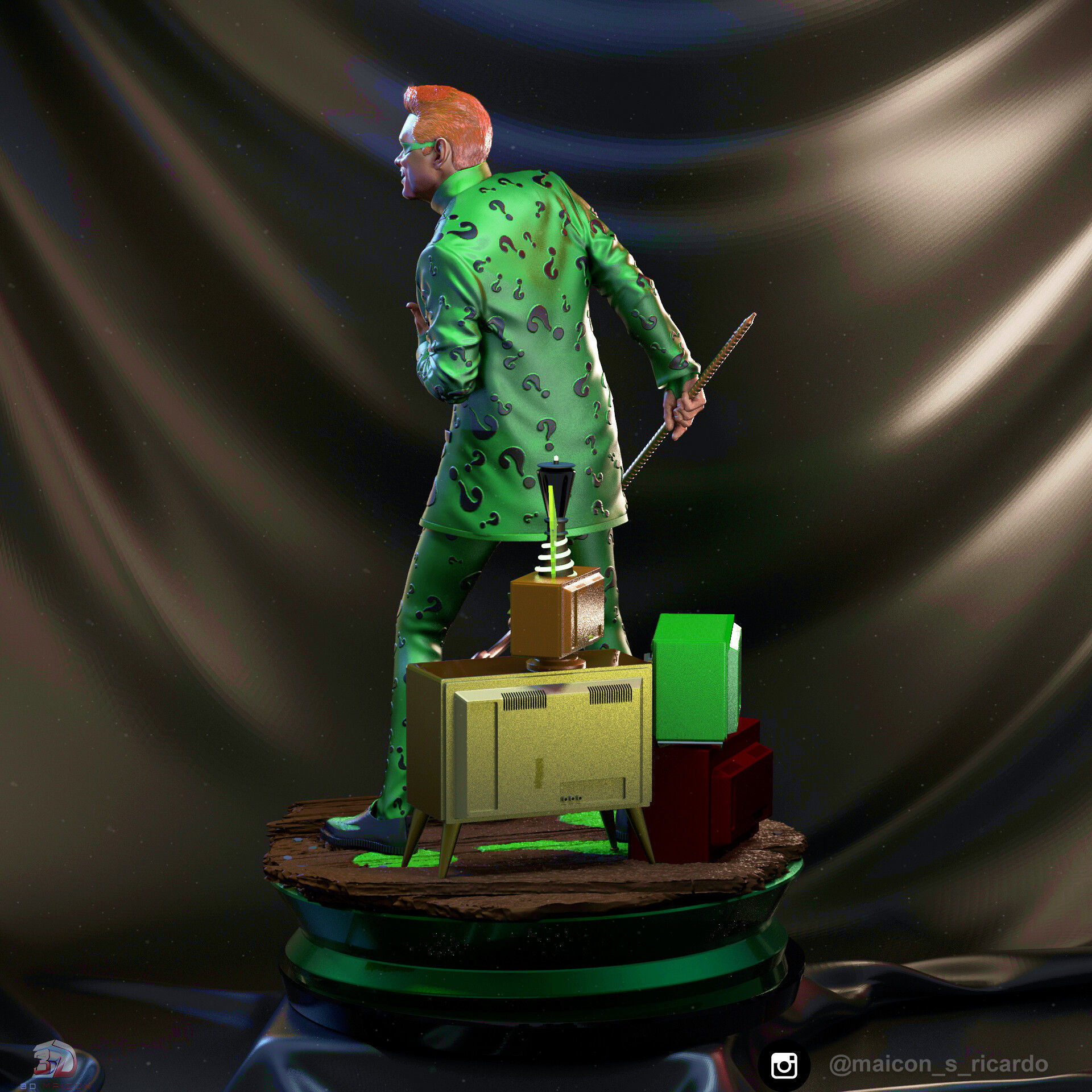 The Riddler Batman Forever 3D print model_5