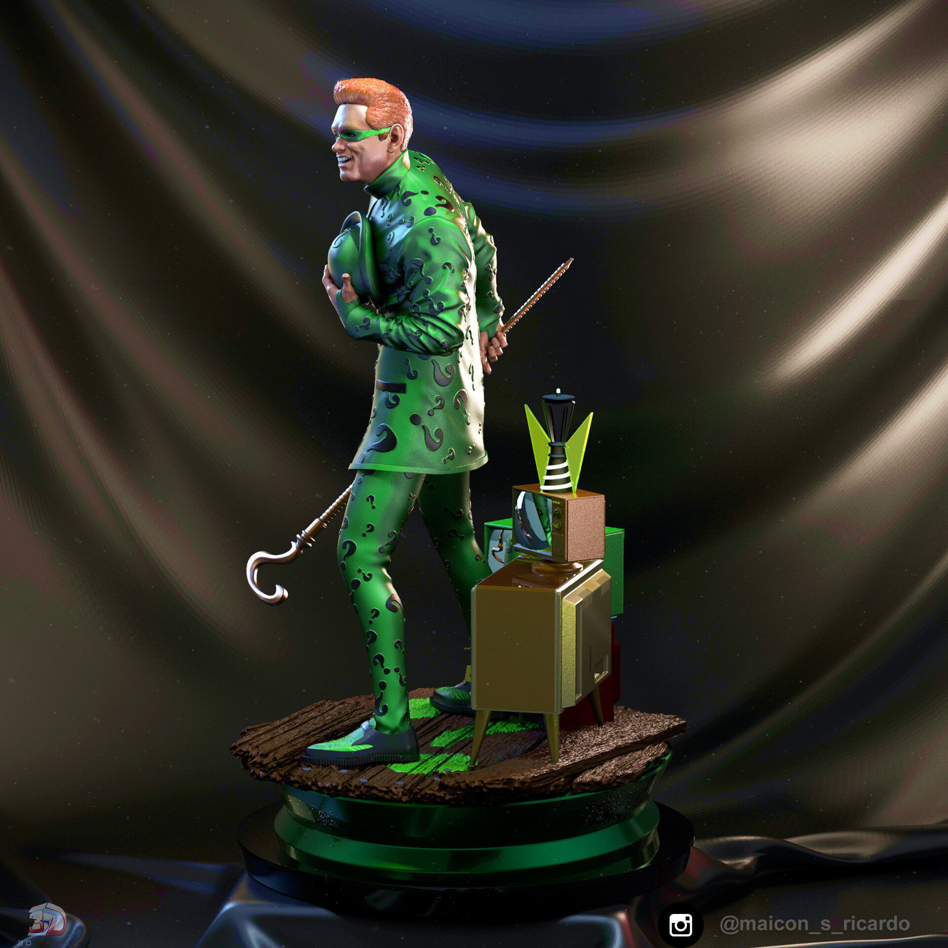 The Riddler Batman Forever 3D print model_4
