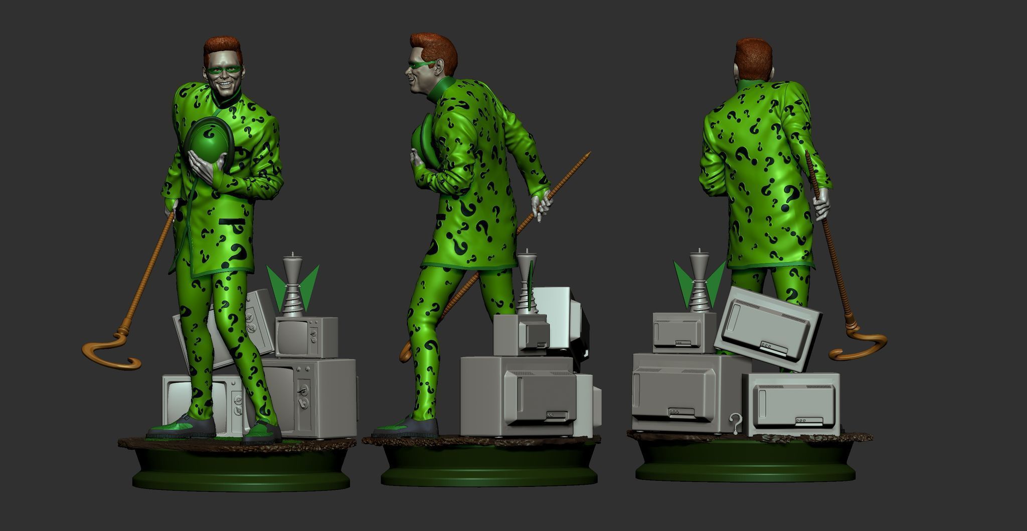 The Riddler Batman Forever 3D print model_8