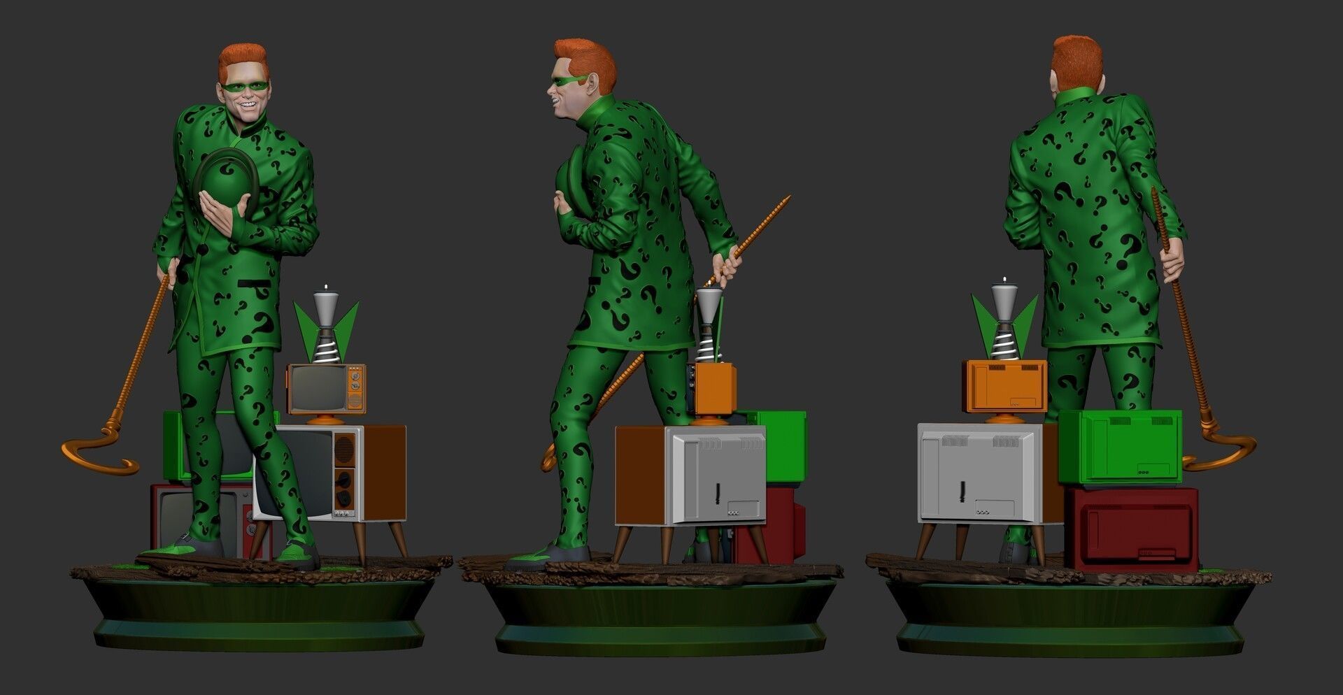 The Riddler Batman Forever 3D print model_7