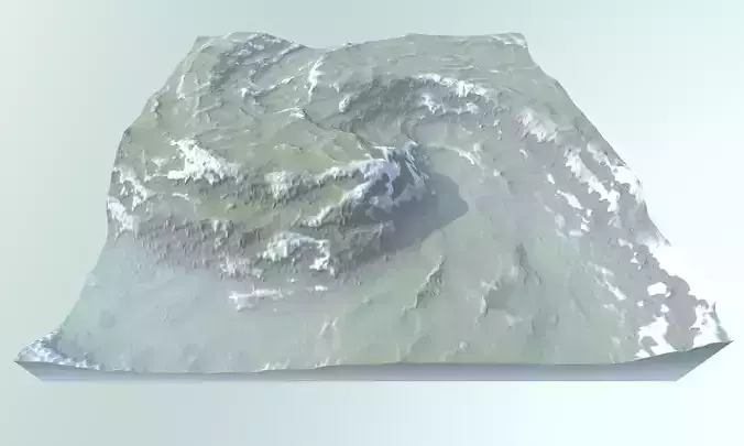 mountain 3D model