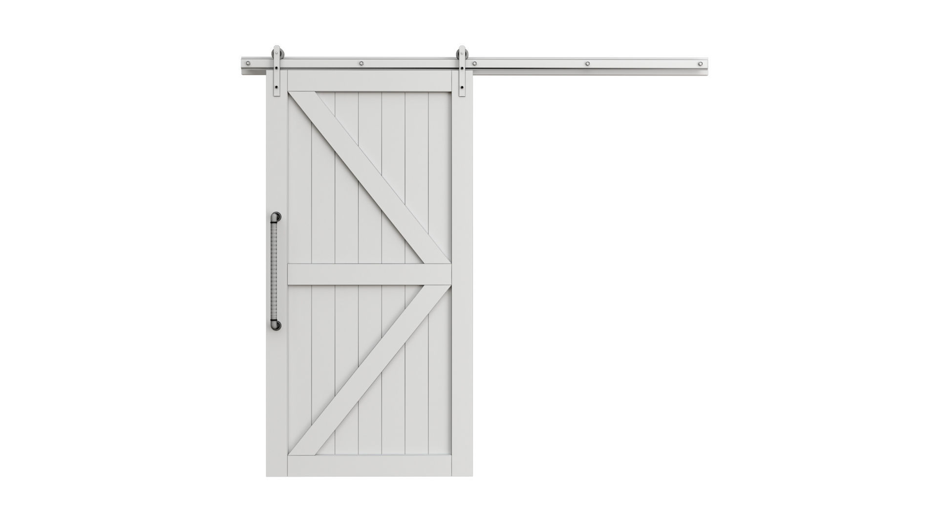 Doors Brothers Barn door  2 3D model_6