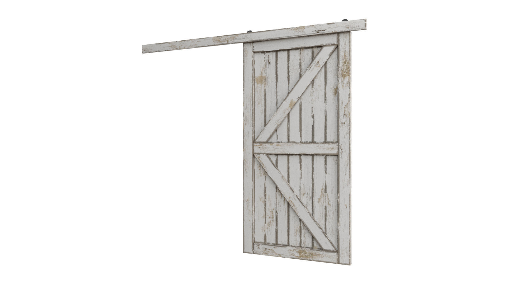 Doors Brothers Barn door  2 3D model_5