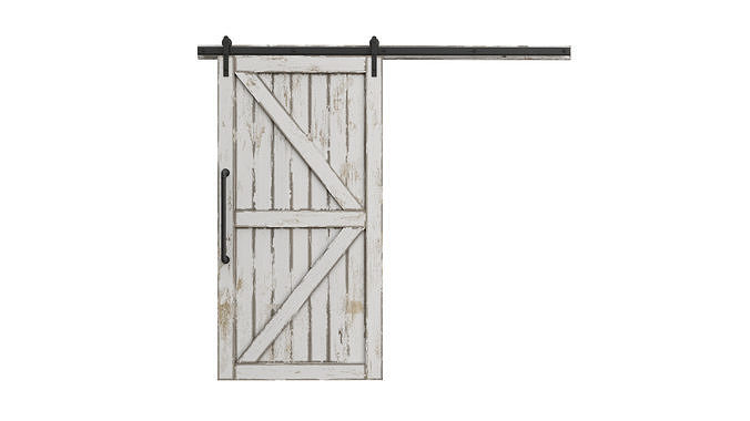 Doors Brothers Barn door  2 3D model