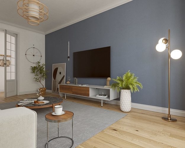 Nice Little Living Room No1 3D model 3