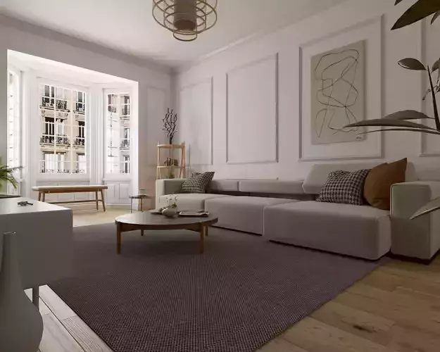 Nice Little Living Room No1 3D model