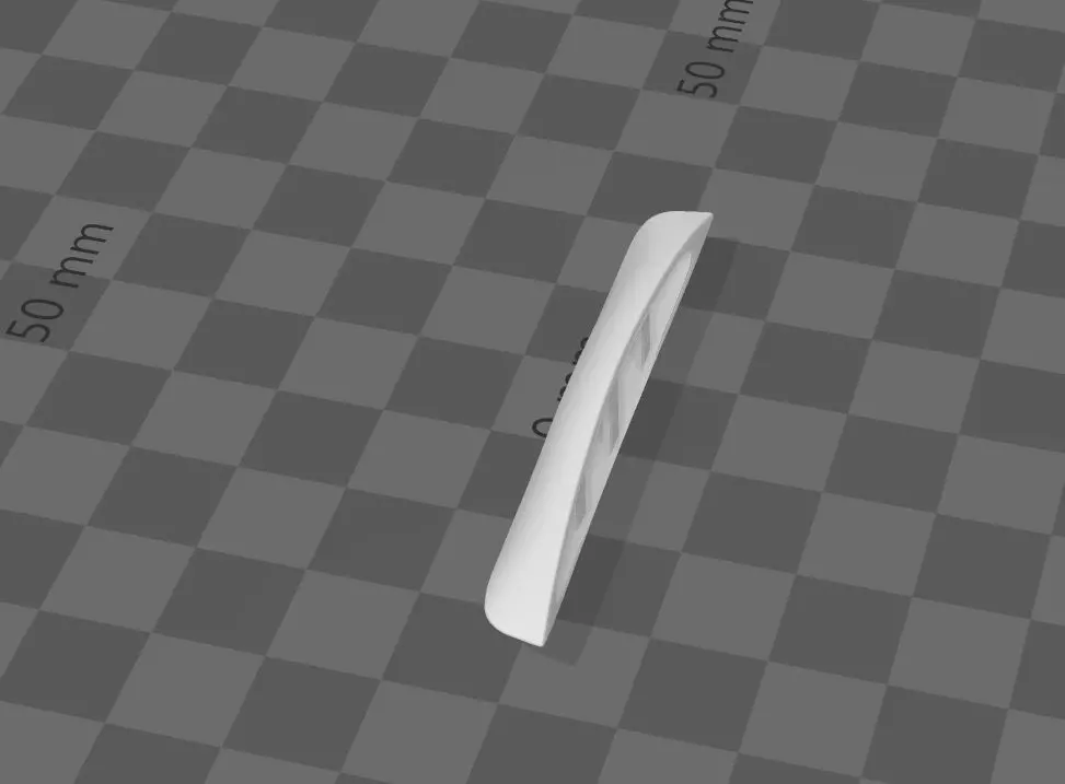 wooden canoe h0 1-87 3D print model_0