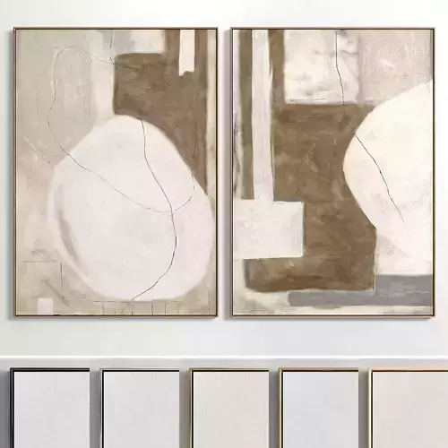 Plaster Two Photo Frame 58