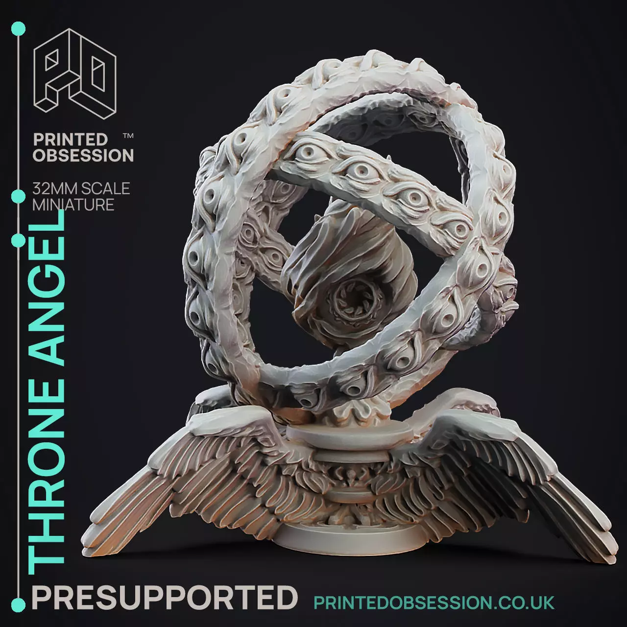 Throne - Celestial - 3d Printable Miniature 3D print model_0