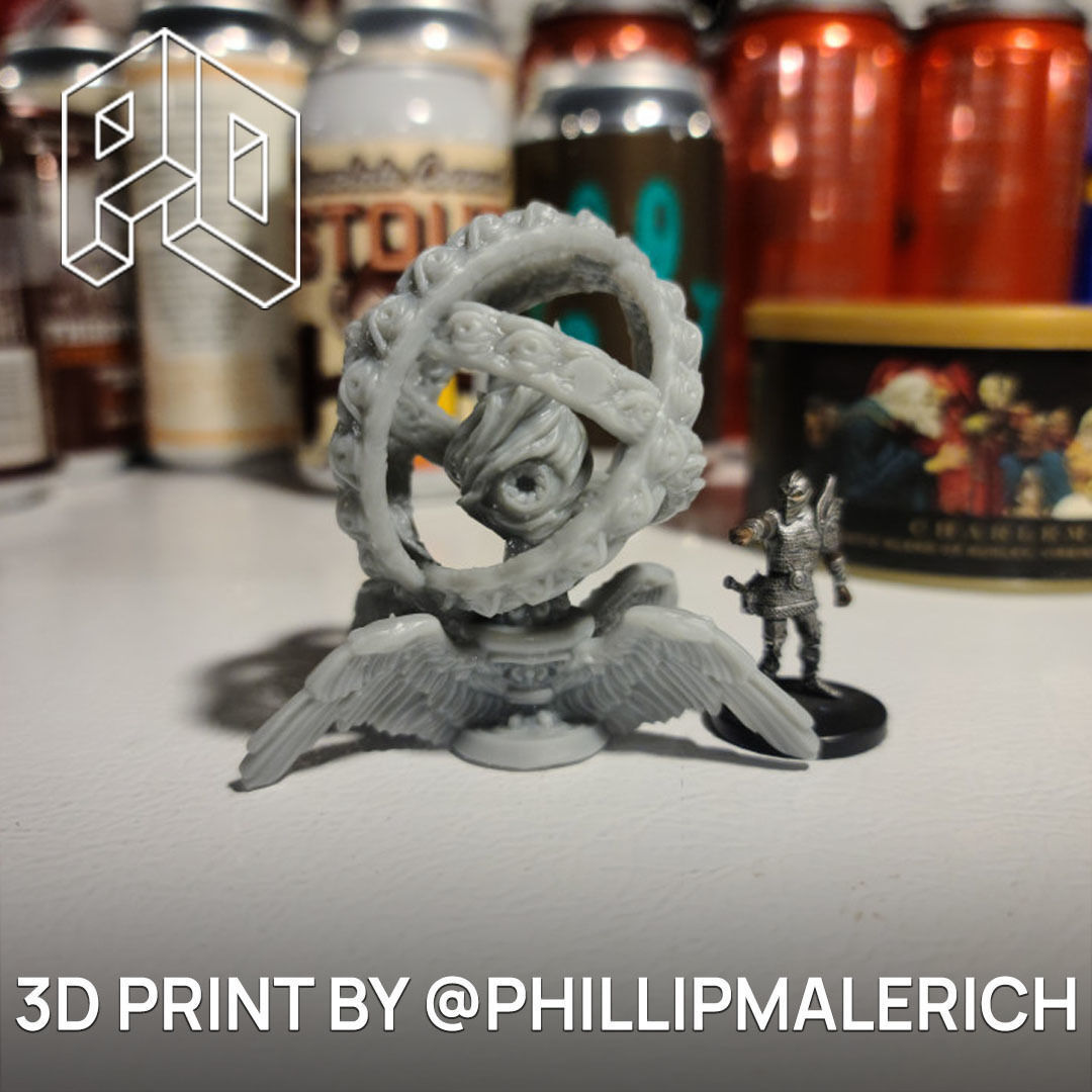 Throne - Celestial - 3d Printable Miniature 3D print model_4