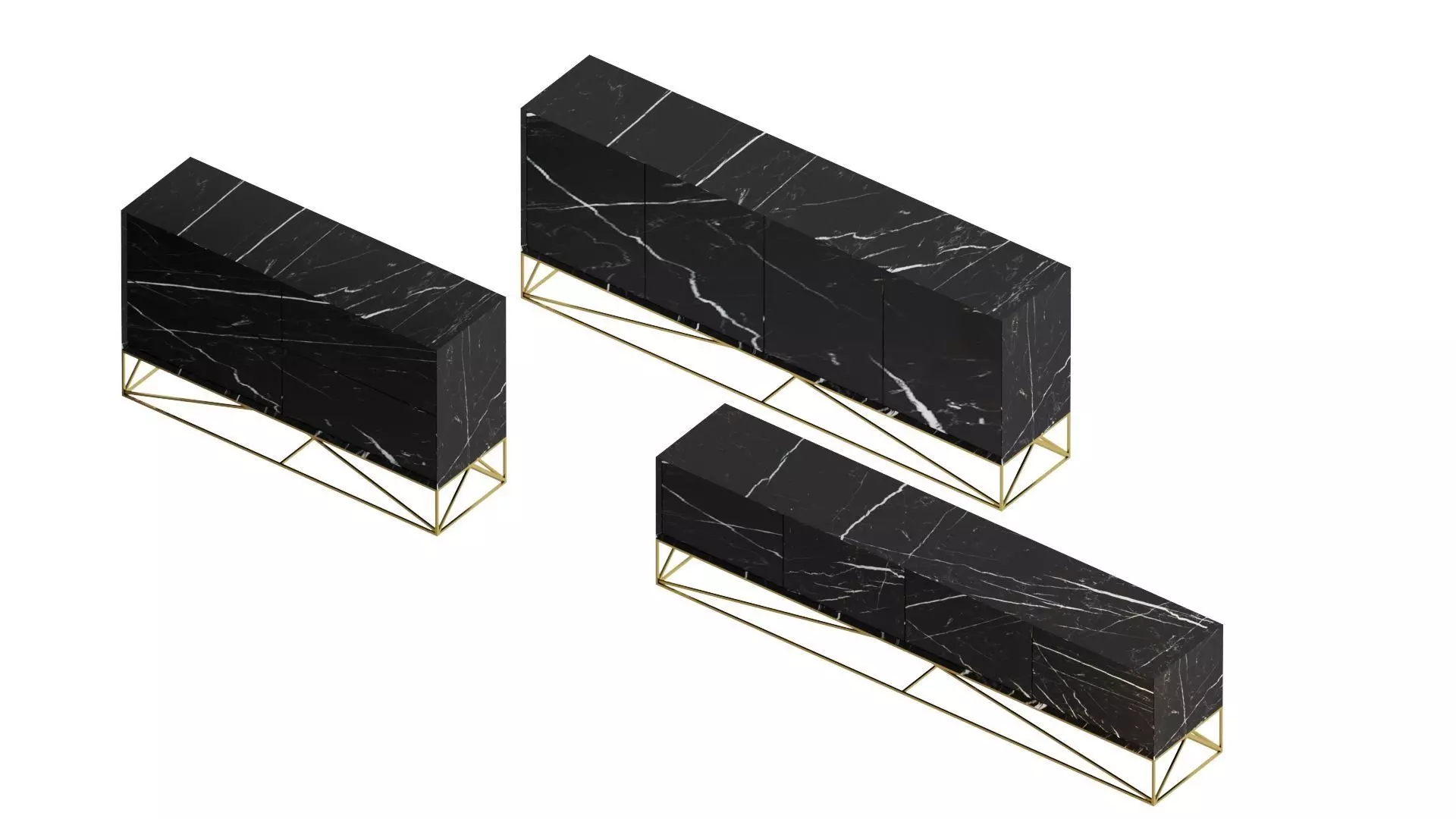 Chest of drawers collection 3D model_0