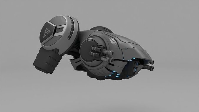 sci-fi drone  3D model