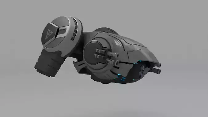 sci-fi drone  3D model