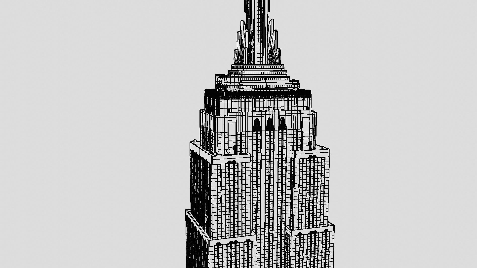 Empire State Building 3D model_23